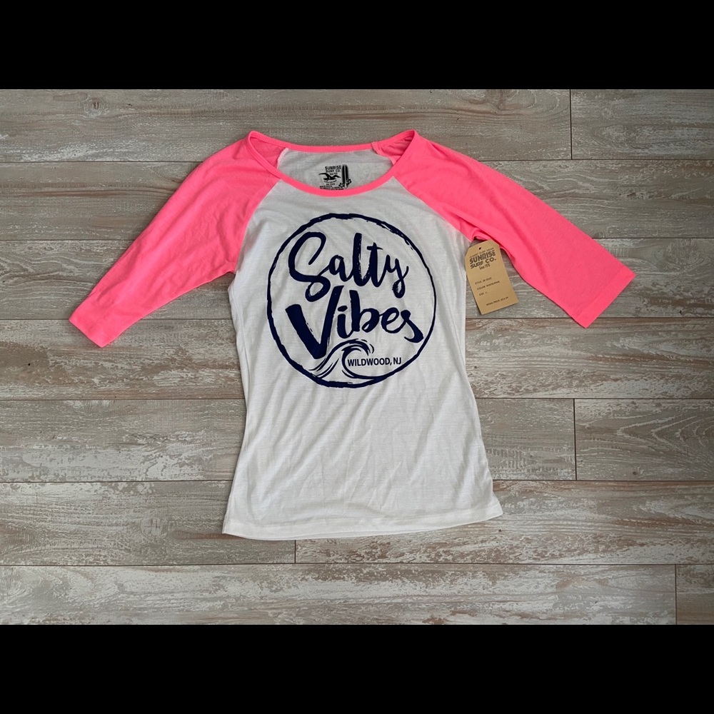 Salty Vibes-Wildwood, NJ Tee